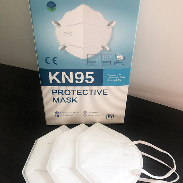 Einweg-medizinische Covid KN95 Gesichtsmaske aus weiß